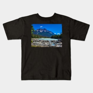 Jasper National Park Mountain Landscape Photo V1 Kids T-Shirt